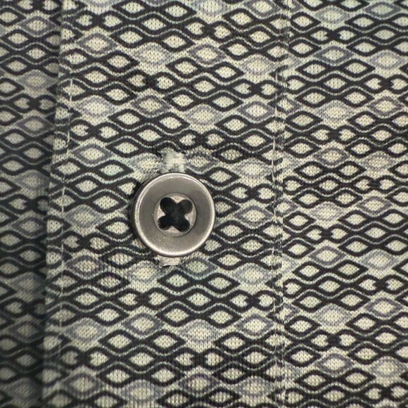 Johnston & Murphy XC4 Short Sleeve Button-Up Shirt – Size Medium - Picture 7 of 10